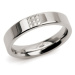 Boccia Titanium Titanový prsten s diamanty 0121-02 48 mm