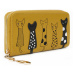 Žlutá zipová dlouhá dámská peněženka Trixie Tung Enterprise