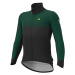 ALÉ Cyklistická zateplená bunda - PR-S GRADIENT - zelená/černá