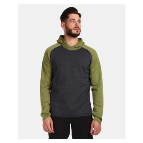 Pánský svetr z merino vlny Kilpi MOSEO-M Zelená