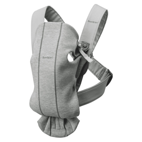 BABYBJÖRN Nosítko Mini, Light Grey 3D Jersey Babybjorn