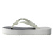Calvin Klein BEACH SANDAL FLATFORM Dámské žabky, bílá, velikost
