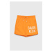 Dětské plavkové šortky Calvin Klein Jeans oranžová barva