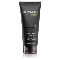 Dr Irena Eris Platinum Men Clean-Up osvěžující sprchový gel na tělo a vlasy 200 ml