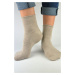Dámské ponožky Noviti SB022 s třpytivými nitkami Béžová
