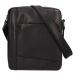 Pánská kožená taška přes rameno SendiDesign Perezs - černá