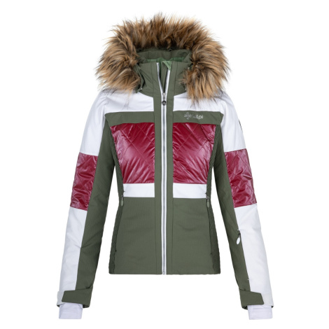 Dámská lyžařská bunda Kilpi ELZA-W khaki