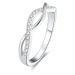 Beneto Stříbrný prsten s krystaly AGG190