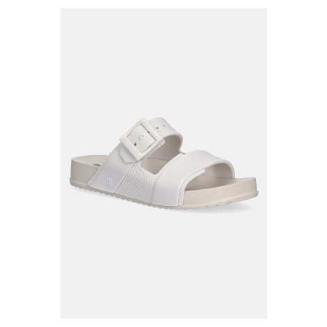 Pantofle Melissa COZY CONNECTION SLIDE dámské, bílá barva, M 35832