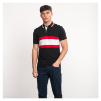 Tommy Hilfiger pánské černé polo tričko Iconic