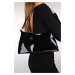 LuviShoes JOSELA Black Patent Leather Women's Handbag