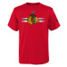 Chicago Blackhawks dětské tričko Apro Logo Ss Ctn Tee red