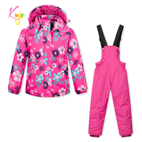 Dívčí zimní set - KUGO KB9706, růžová Barva: Růžová