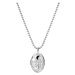 Hot Diamonds Stříbrný oválný náhrdelník s diamantem Memories Locket DP773