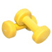 Gorilla Sports Jednoručky na aerobik, 2 x 4 kg, žluté