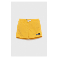 Dětské plavkové šortky Quiksilver žlutá barva