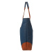 Bagind Goa Blue - dámská látková kabelka modrá s menší taštičkou