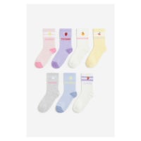 H & M - Ponožky 7 párů - růžová