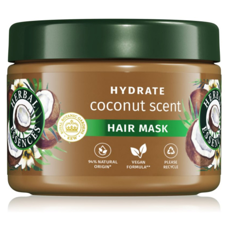 Herbal Essences Coconut Scent Hydrate maska na vlasy pro výživu a hydrataci 300 ml