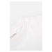 Dětské bavlněné tričko Coccodrillo bílá barva, s potiskem