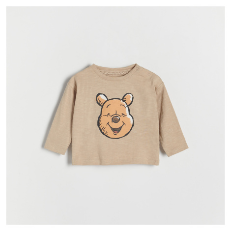 Reserved - Tričko s dlouhými rukávy Winnie the Pooh - Béžová