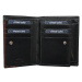 SEGALI Pánská kožená peněženka SG-27103 RFID černá