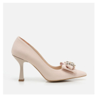 Yaya by Hotiç Women's Beige Pedestrian Stilettos