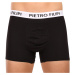Pietro Filipi 3PACK pánské boxerky černé XXL