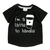 I LOVE MILK triko s krátkým rukávem i m a latte