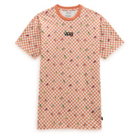 Vans CENTER VEE PRINT TEE DRESS Dámské šaty US VN00046GBRW1