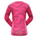 Alpine Pro Amado Dětské funkční triko KTSY406 pink glo