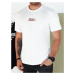 Pánské tričko s potiskem bílé Dstreet RX5421