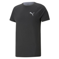Puma EVOSTRIPE TEE Pánské sportovní triko, černá, velikost