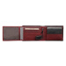 SEGALI Pánská kožená peněženka 27531152007 černá - červená