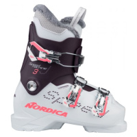 Nordica SPEEDMACHINE J 3 Dětské lyžařské boty, bílá, velikost
