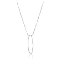 JVD Nadčasový stříbrný náhrdelník SVLN0717S750045