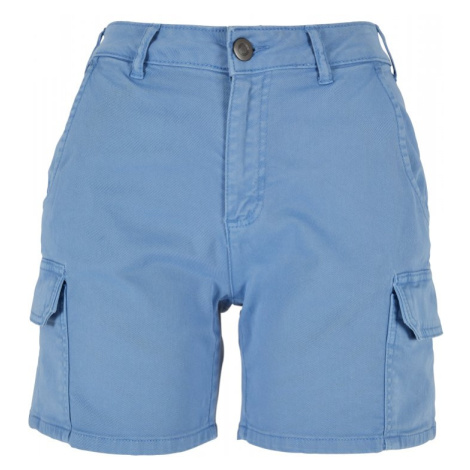 Ladies High Waist Cargo Shorts - horizonblue Urban Classics