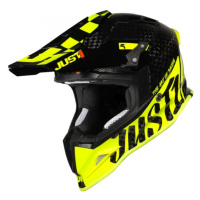 JUST1 J12 PRO RACER Moto přilba karbonová/neonově žlutá