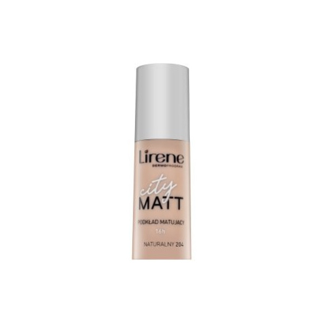 Lirene City Matt Mattifying Liquid Foundation 204 Natural fluidní make-up s matujícím účinkem 30