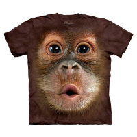 The Mountain Dětské batikované tričko - Dítě Orangutan - hnedé