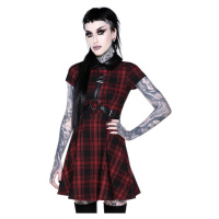 šaty dámské KILLSTAR - Disgrace Skater Dress - TARTAN