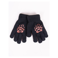 Yoclub Kids's Gloves RED-0200C-AA5A-002