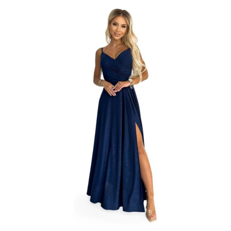 Dámské šaty Numoco 299-10 CHIARA | tmavě modrá