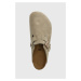 Semišové pantofle Birkenstock Boston pánské, béžová barva, 60461