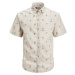 Jack & Jones CAMISA MANGA CORTA BEIGE HOMBRE JACK JONES 12207427 Béžová