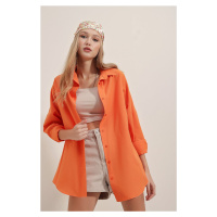 Bigdart 3900 Oversize Basic Long Shirt - Orange