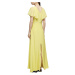Žluté hedvábné šaty - KARL LAGERLFELD