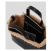 Kabelka karl lagerfeld k/circle sp sm tote shearling black