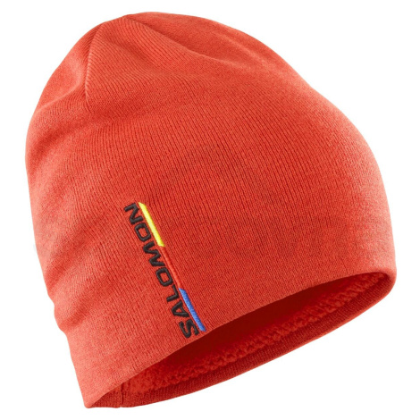 Salomon Graphic Beanie LC2142600 - fiery red