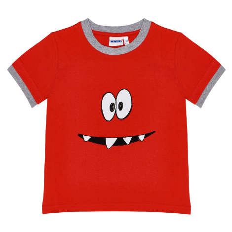 Chlapecké triko - Winkiki WKB 91322, červená Barva: Červená